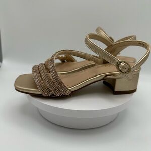 CUPCAKE COUTURE Girls Rose Gold Special Occasion Shoes, Size 12